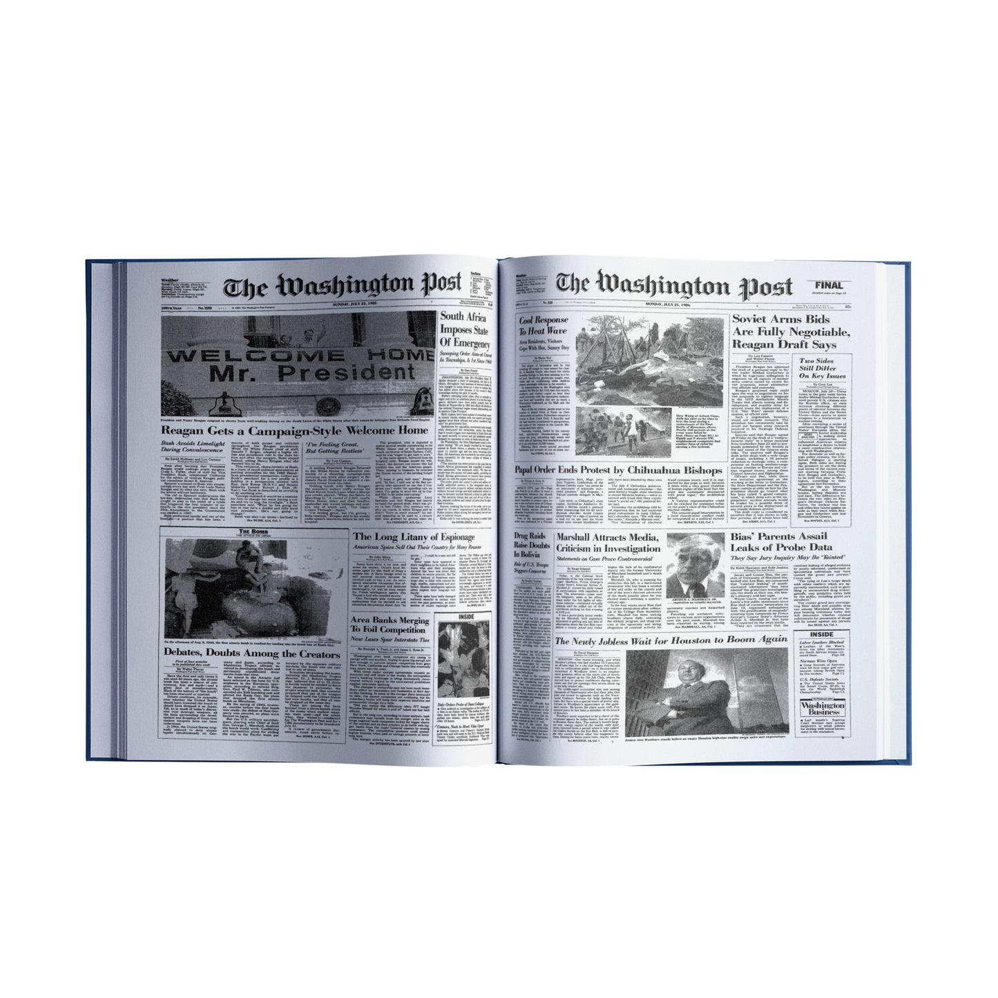 40th Milestone Birthday Newspaper Book
