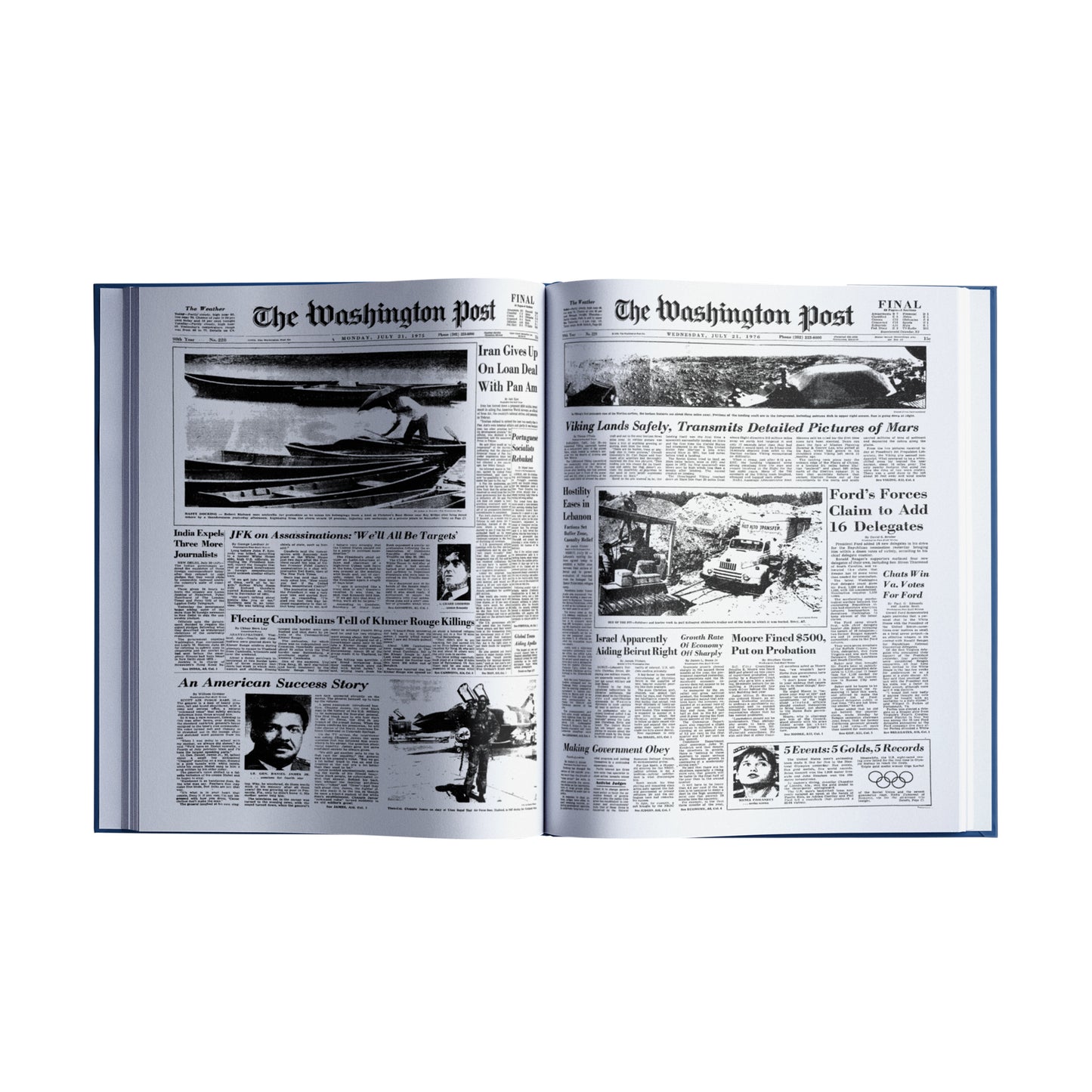 50th Milestone Birthday Newspaper Book