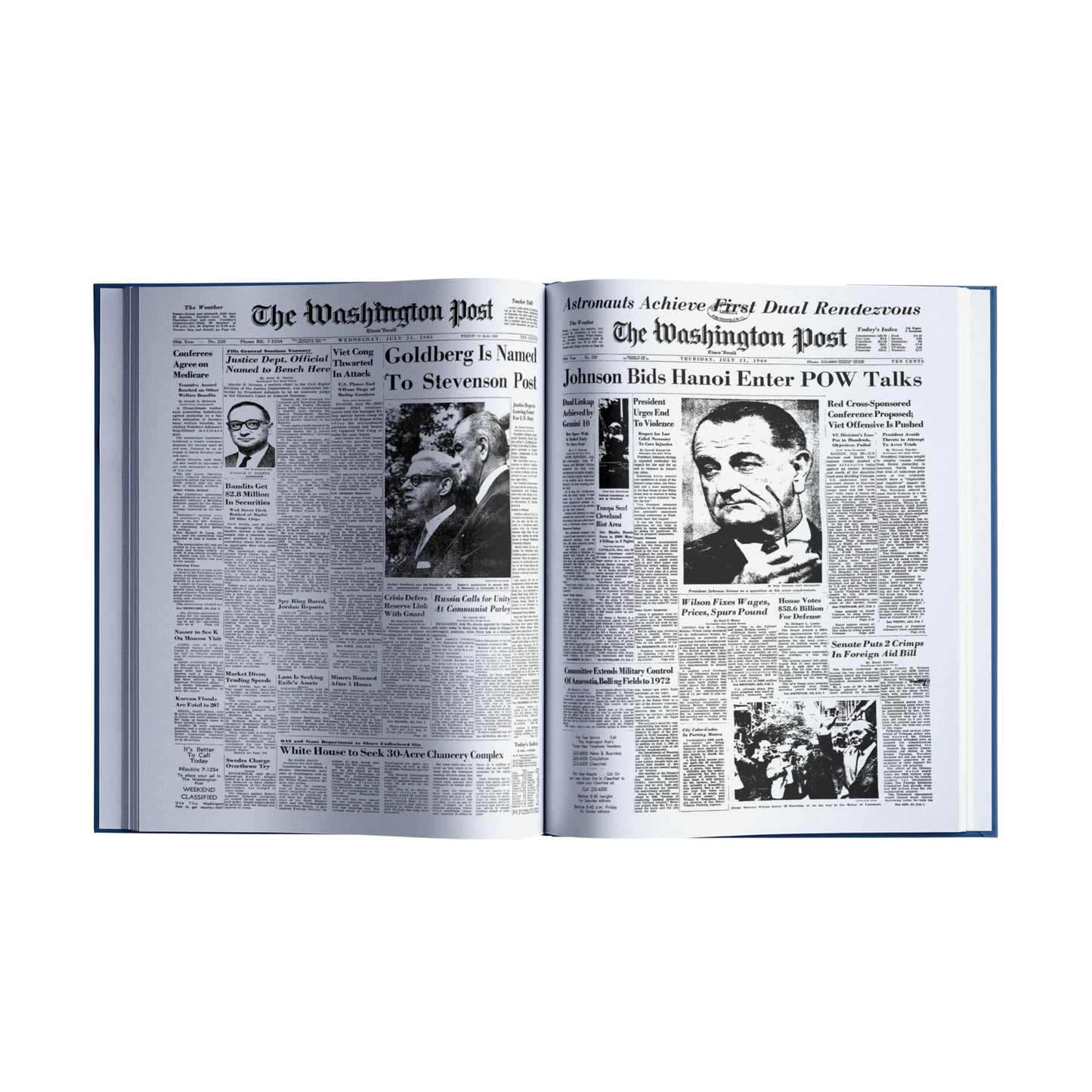 60th Milestone Birthday Newspaper Book