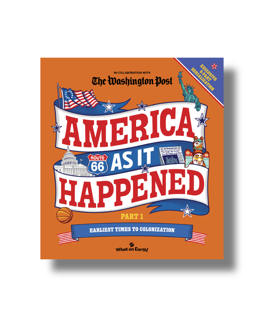 America As It Happened Part 1 US history book newspaper style format