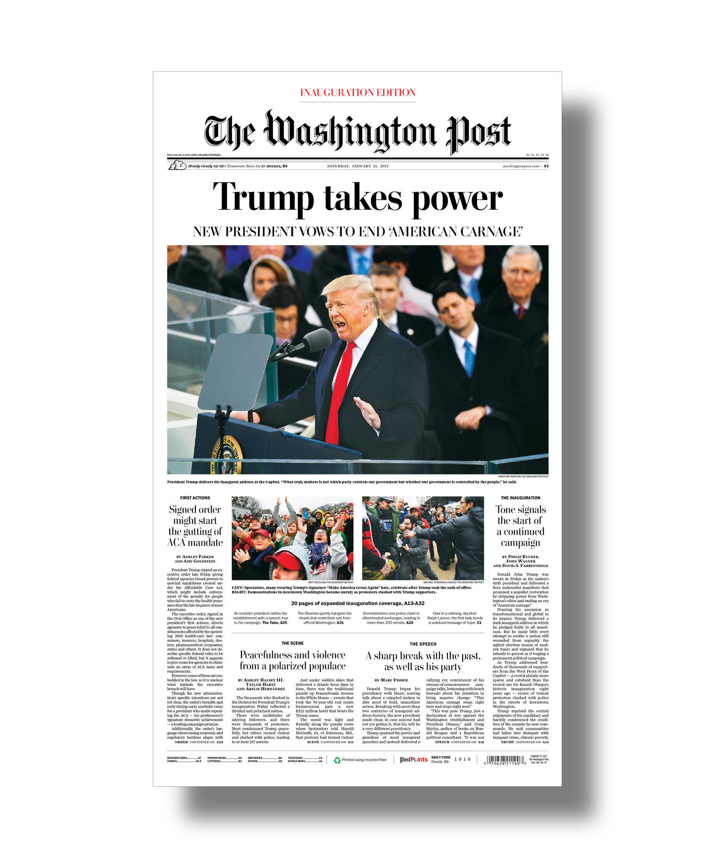 Trump Inauguration, 2017