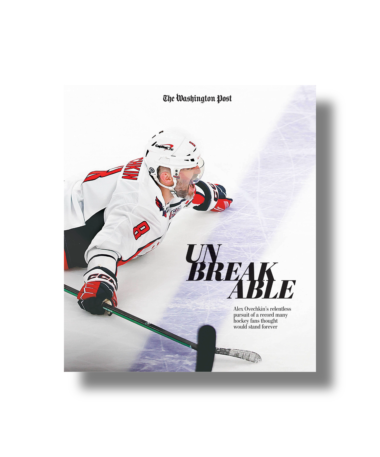 Unbreakable Ovechkin. breaks Gretzky record Washington Post hockey book