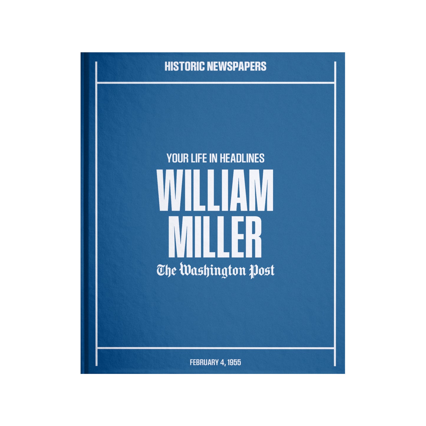 Personalized Birthday Newspaper Book