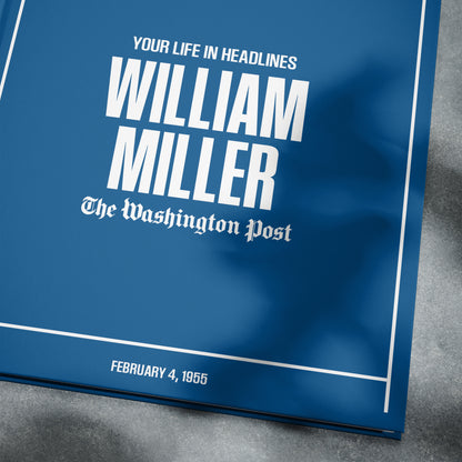 Personalized Birthday Newspaper Book