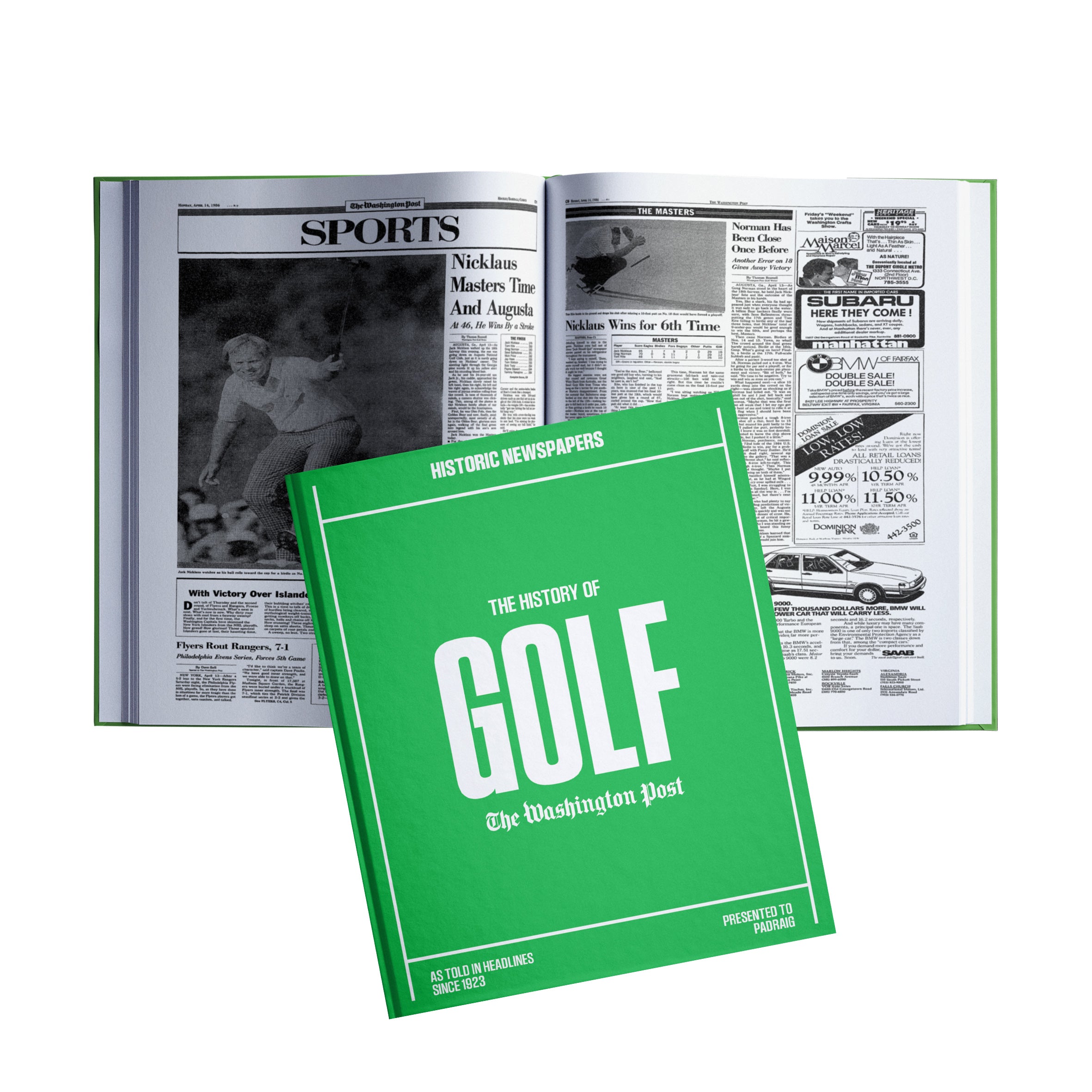 その他 Illustrated History of Golf The History of Golf | Unique Custom Gift | The Washington Post