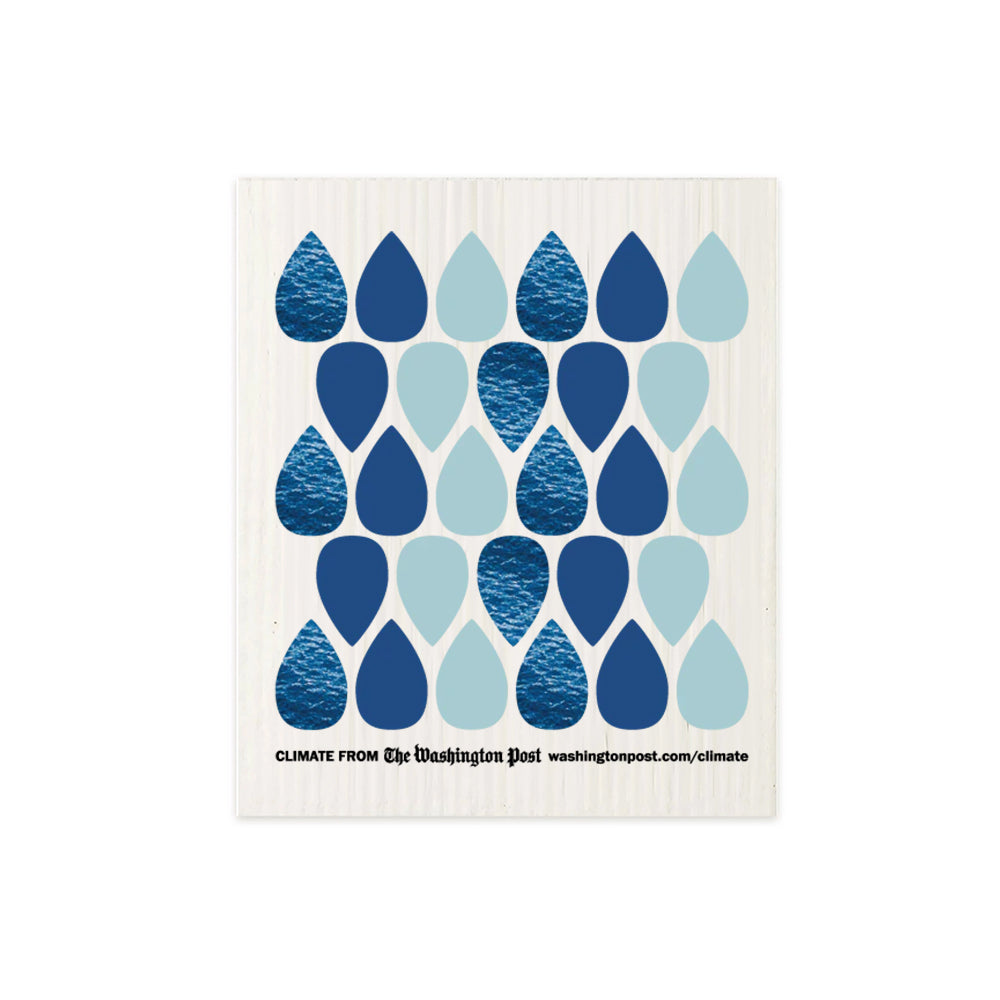 Swedish Dishcloth Raindrops