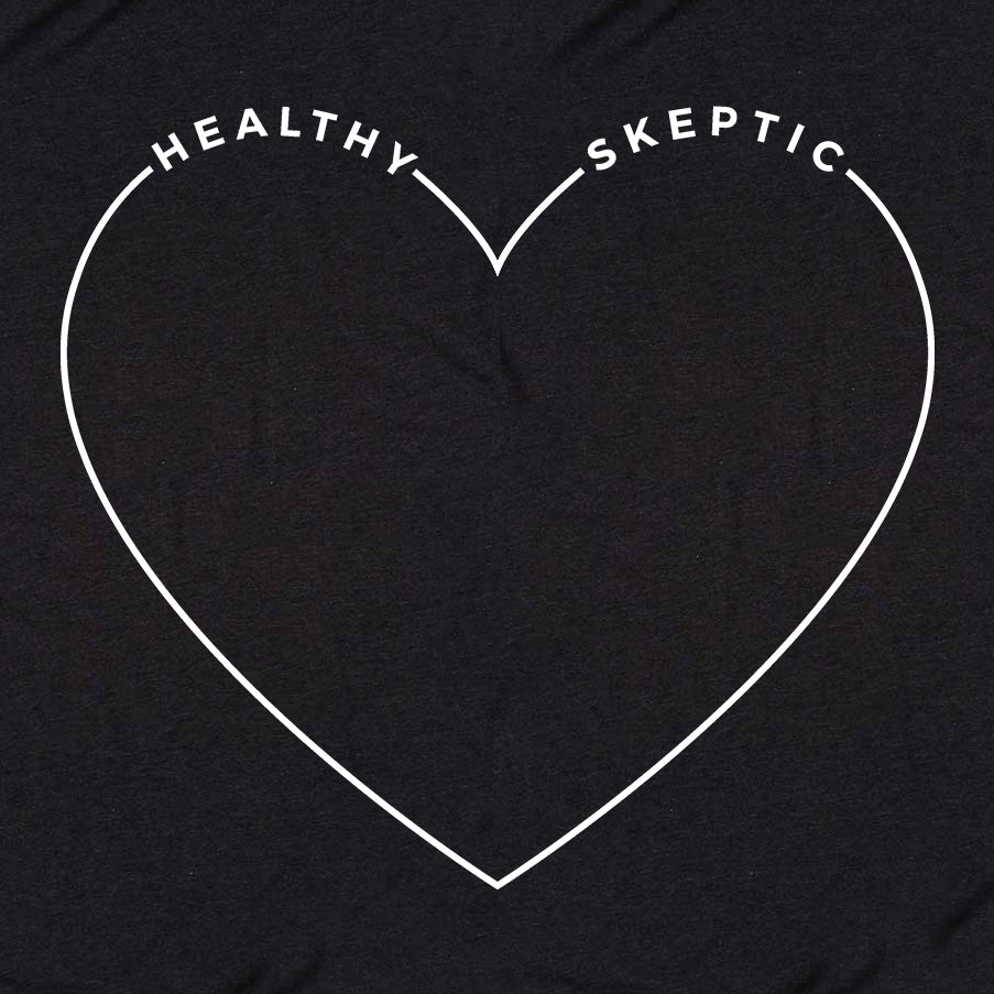 The Lily Healthy Skeptic T-shirt heart detail